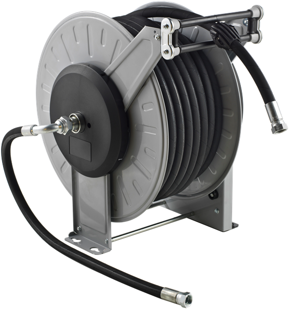 Slangupprullare luft vatten 18bar 19mm 30m